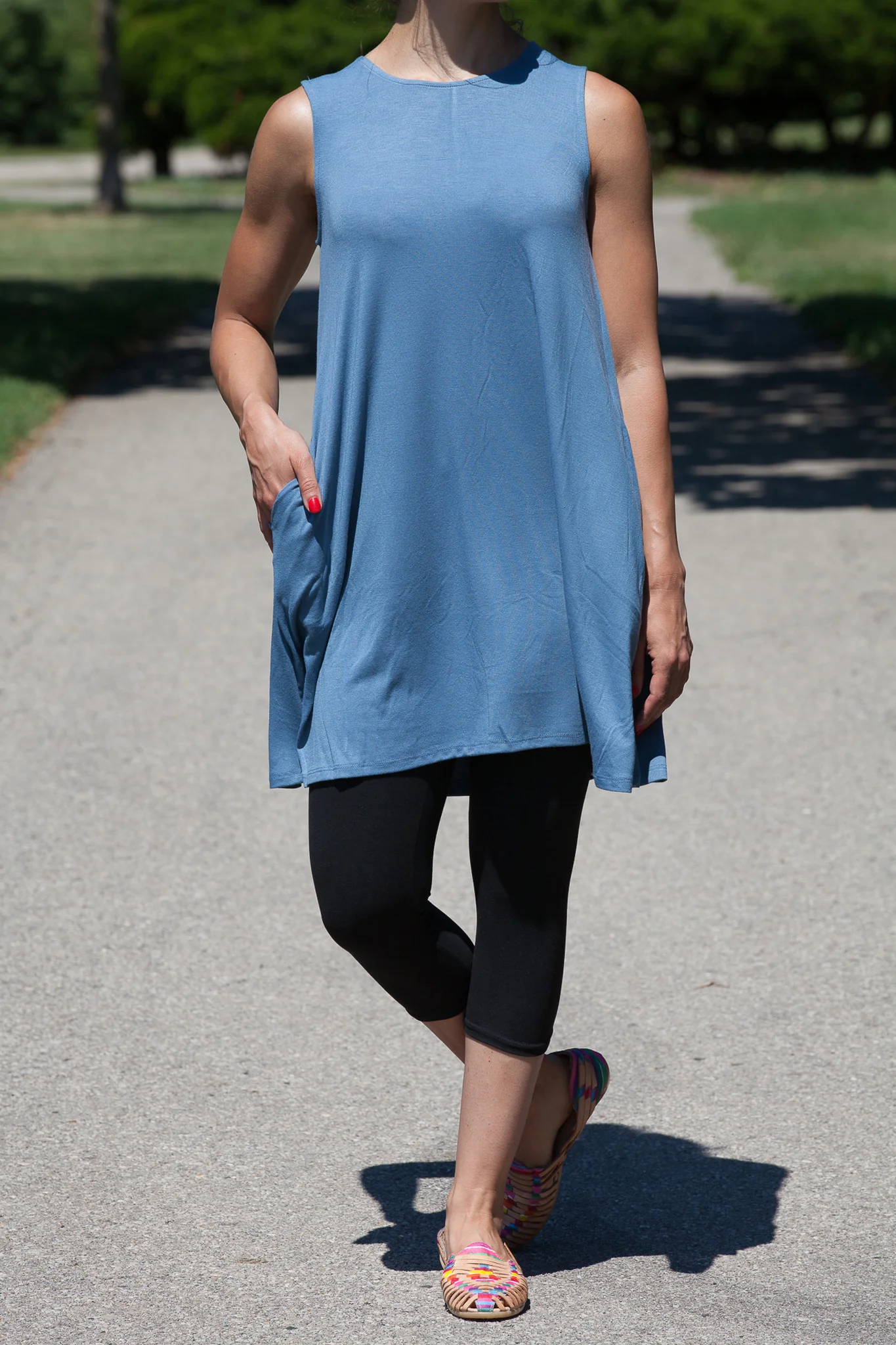 Long Tank Tunic (WITH POCKETS) - Image 27